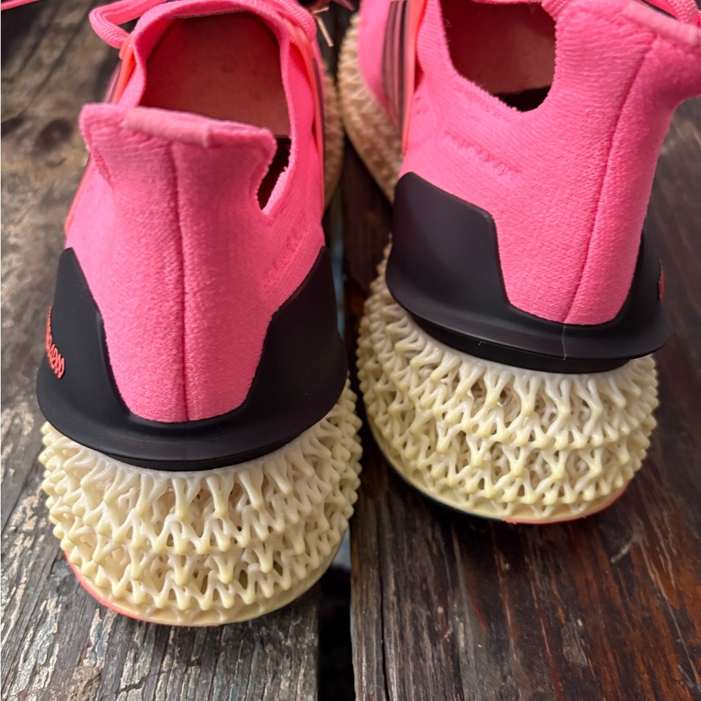 Adidas Ultra 4D Pink Black Women 11 Mens 10 100% Authentic - Picture 4 of 9